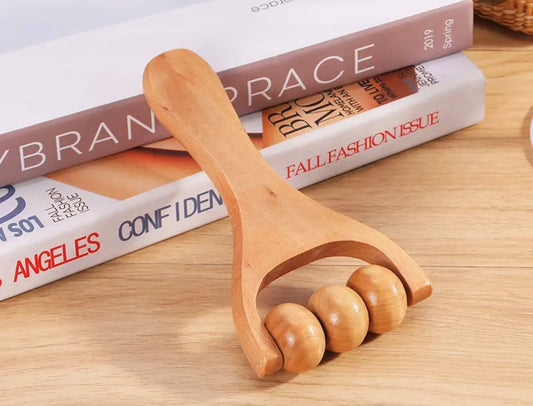 Wooden Handheld Massager